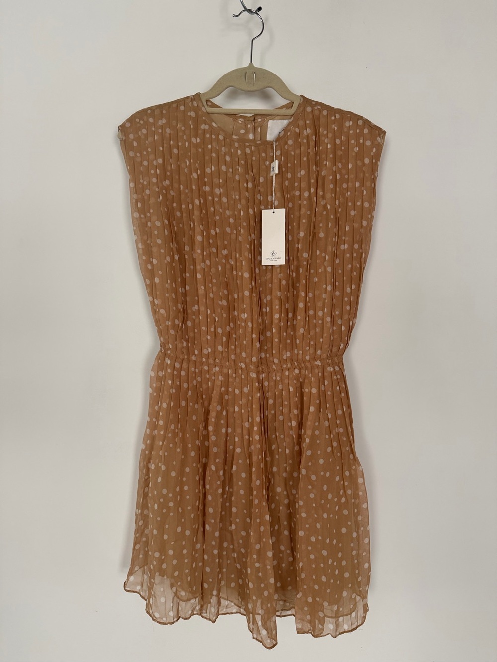 Radenroro Nude Dots Dress Size 2 Made in USA